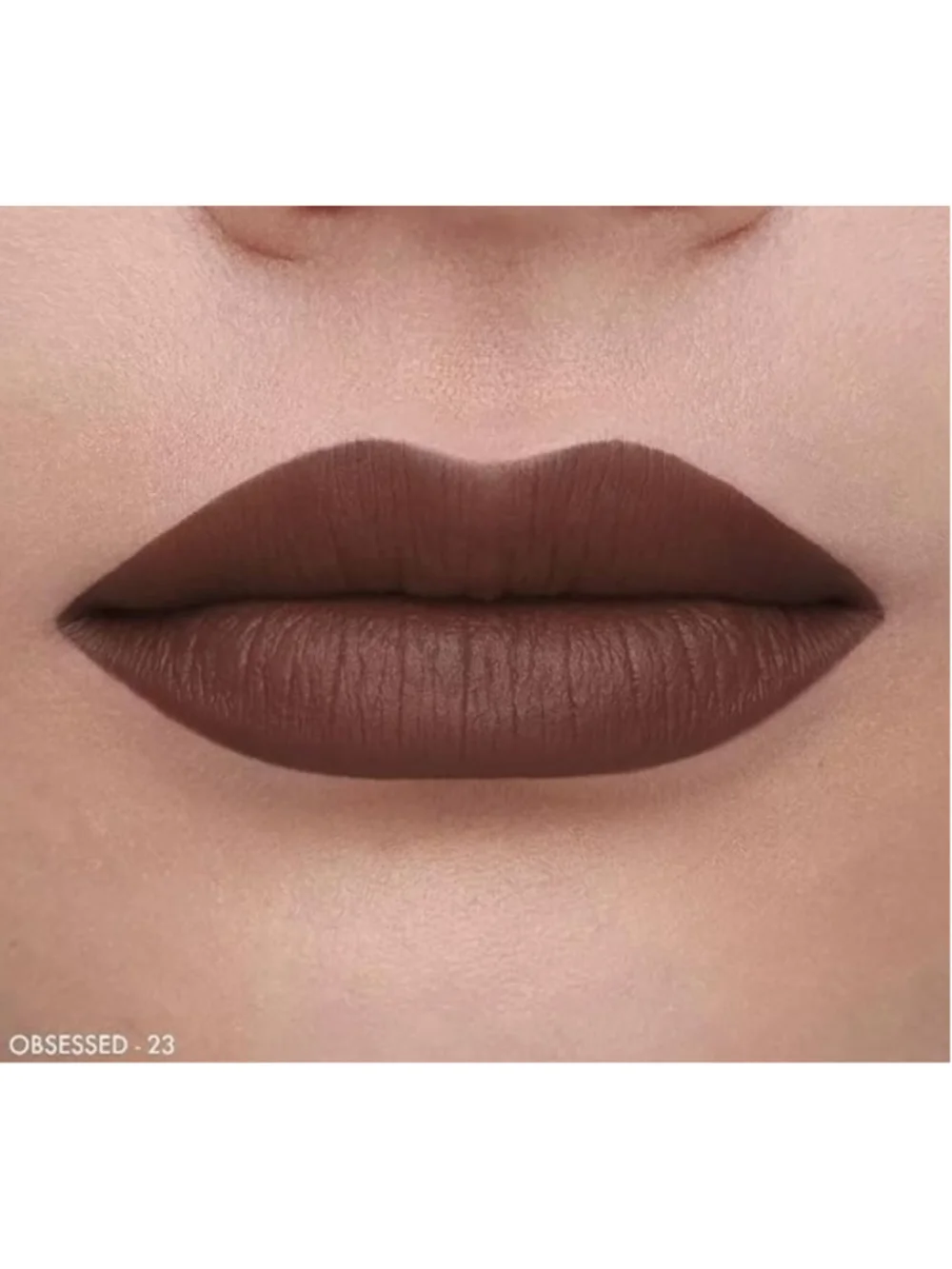 Matte Brown Lipstick Sephora Obsessed-23, long lasting